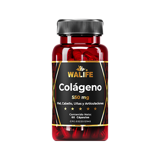 Colageno 550mg X 60 Cap Walife
