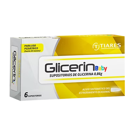 Glicerin Baby 0.86g X 6 Sup Tiares
