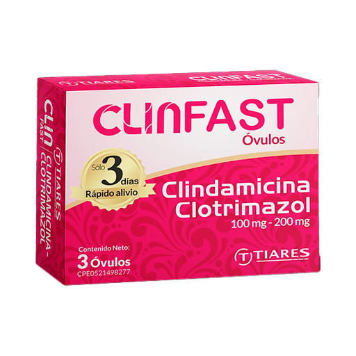Clinfast(clind+clotr) X 3 Ovulos Tiares
