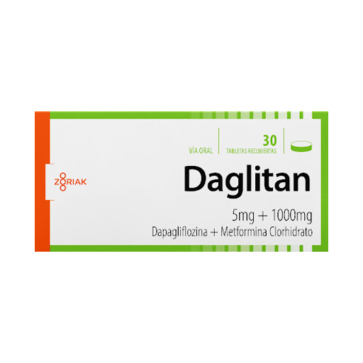 Daglitan 5mg/1000mg X 30 Tab Zoriak