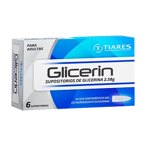 Glicerin Adul 2.58g X 6 Sup Tiares