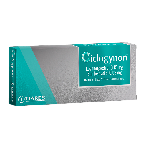 Ciclogynon (levo/etinil) X 21 Tab Tiares